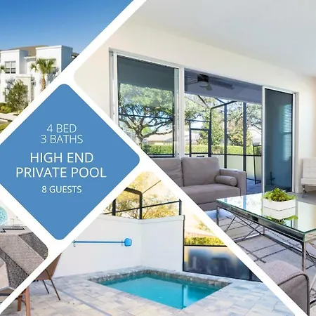 Tr17519Hfd High-End Private Pool Home - 8 Guests